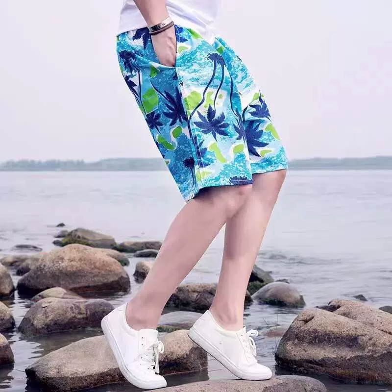 外贸漂流冲浪沙滩裤短裤地摊大裤衩批发沙滩裤男士五分度假海边裤