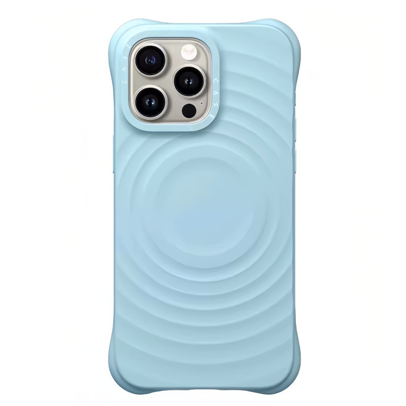 CASE新款柔雾紫刘宇宁纯色波漾MagSafe手机壳适用苹果iPhone16/15|undefined