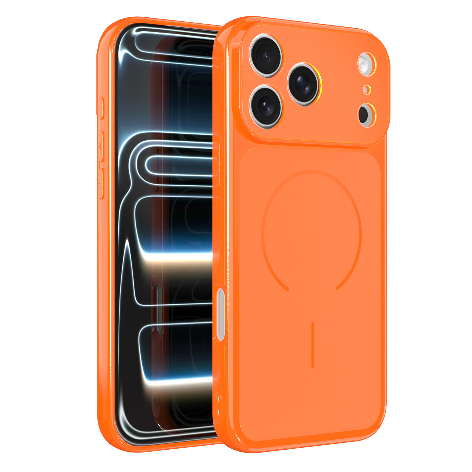 实色2.0TPU磁吸适用IPhone 17 ProMax手机壳工厂Syndee跨境电商