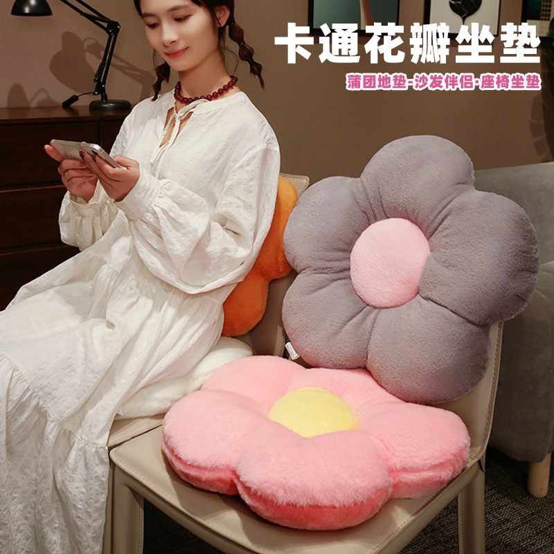 Lindo cojín de flores, peluche, almohada de girasol, almohada para dormir para niñas, muñeca de trapo, cama de muñeca al por mayor