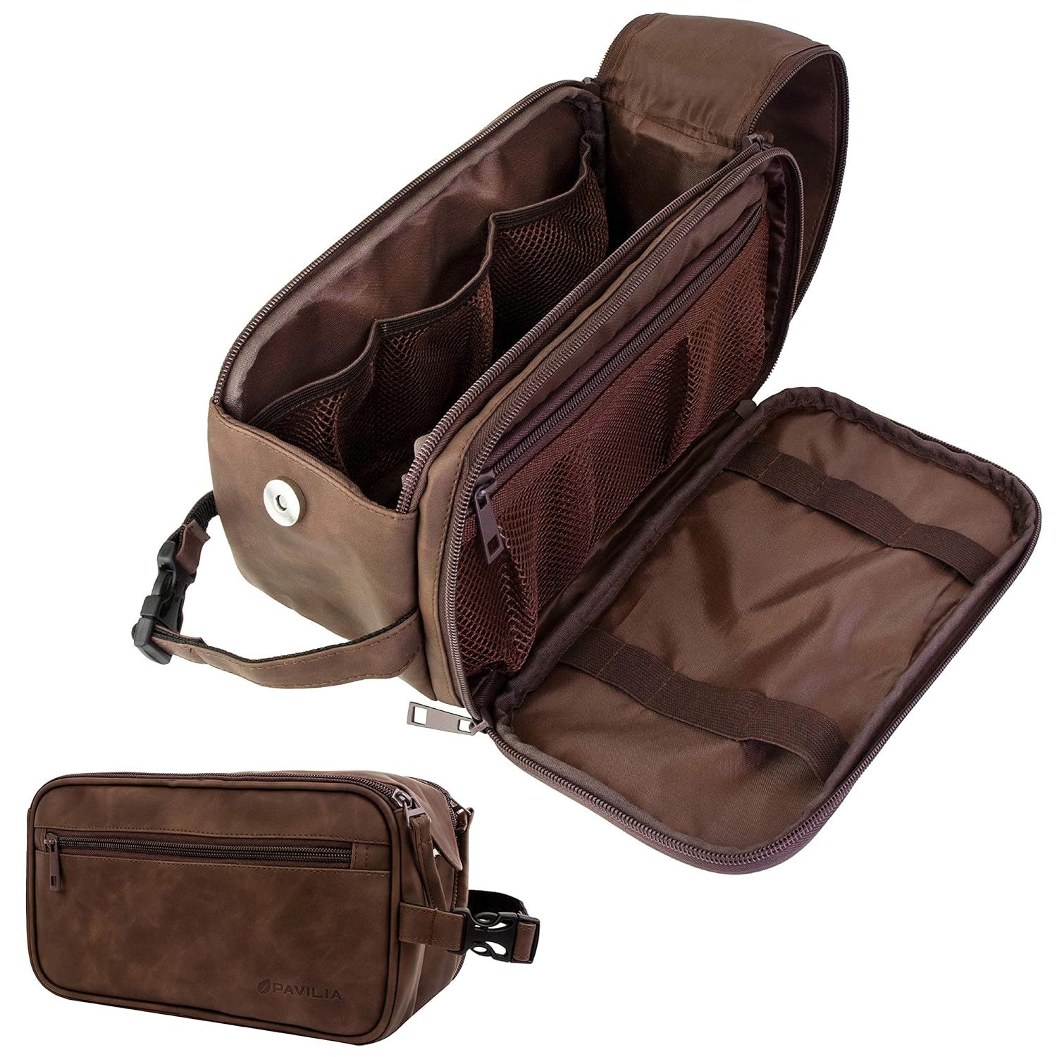 Travel bag with zipper