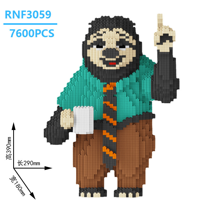 Chao Le Sen ensamblado pellets pequeños juguetes estrella Dailu conejo bloques de construcción niños y niñas puestos al por mayor rompecabezas difíciles