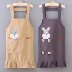 新款網紅防水加肥帆布圍裙簡約工作服圍裙可印logo圍裙可批發代發