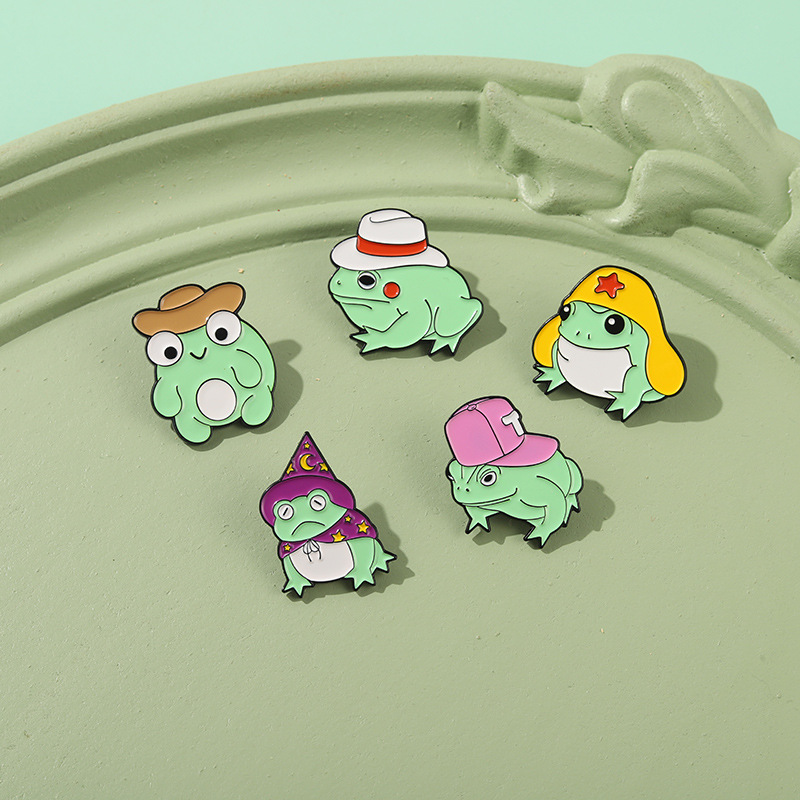 Cartoon Style Style Cartoon Style Pin Frog Alloy Stoving Varnish Unisex Brooches