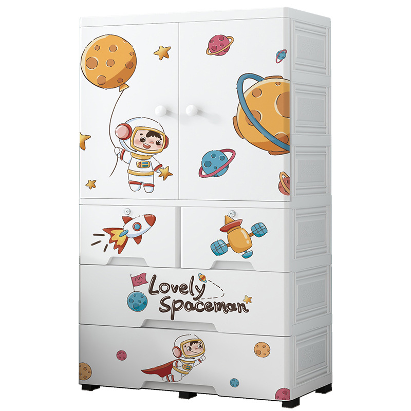 Armario pequeño para bebé, armario de plástico para guardar refrigerios, armario grande para guardar ropa, caja de almacenamiento de ropa para niños