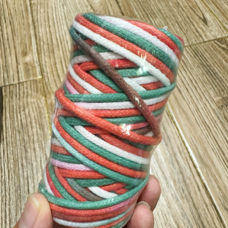 Аксессуар, ручной сплетённый браслет, 3 мм, градиент