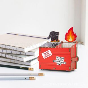 �羳��ƷGarbage bin pen box��Ц����Ͱ�P��