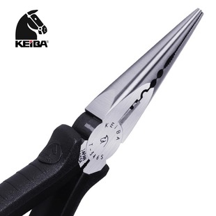 Imported Japanese Keiba Industrial Grade 6inch Needle-Nose Pliers T-346S/316S Multifunctional Electrician Needle-Nose Pliers