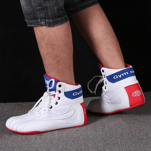 Boxing shoes, male fitness shoes, squat, deadlift, weightlifting, sanda, wrestling shoes, female combat shoes, sports shoes