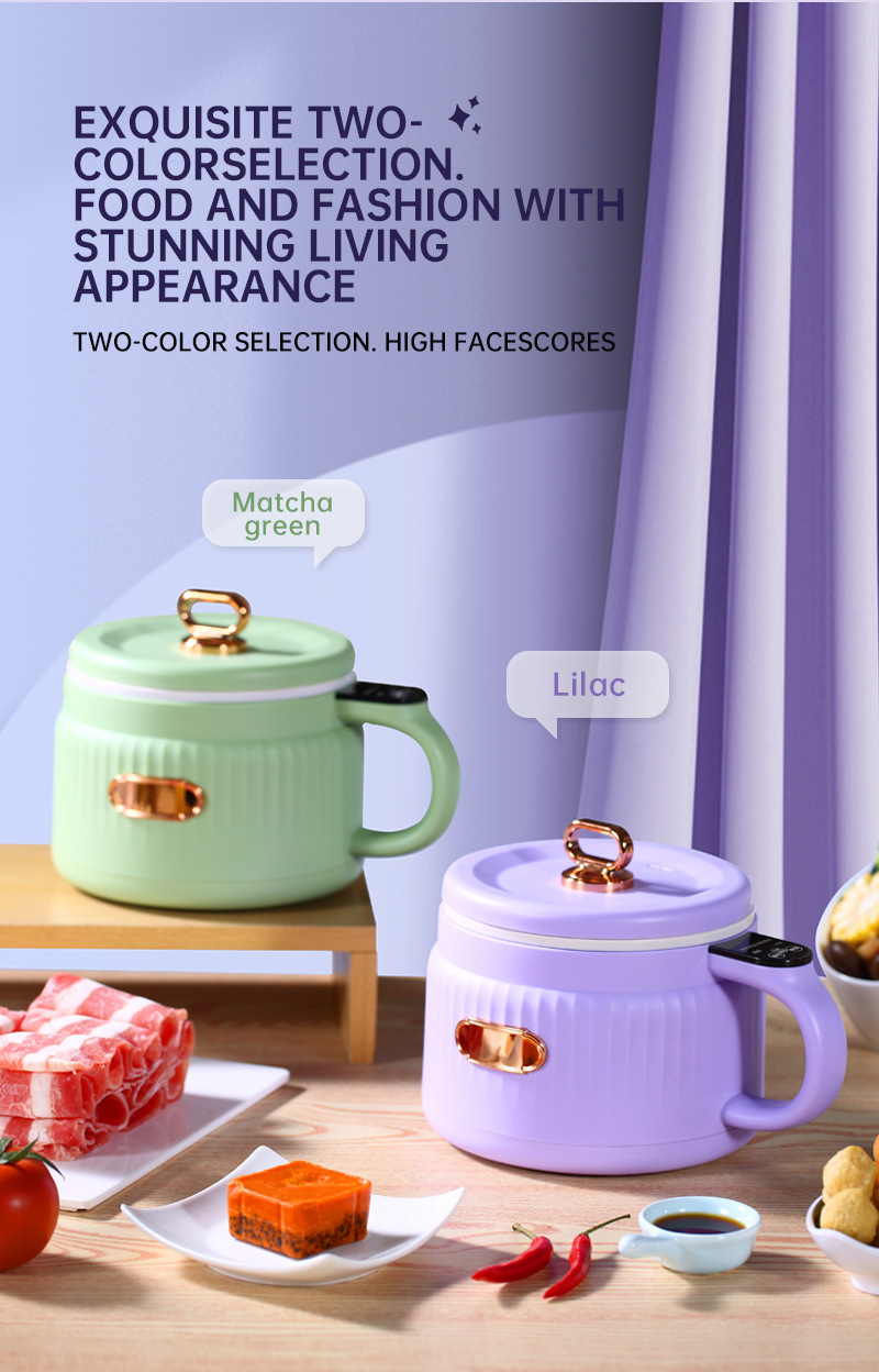 Cross-Border 110V Electric Small Multi-Functional Household Dormitory Instant Noodle Cooker US UK EU Plug_voghion.com