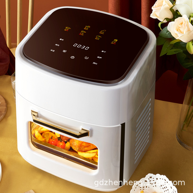 Air Oven Air Fryer 15L Large Capacity Household Air Fryer Smokeless Electric Fryer French Fries Machine Cross-Border