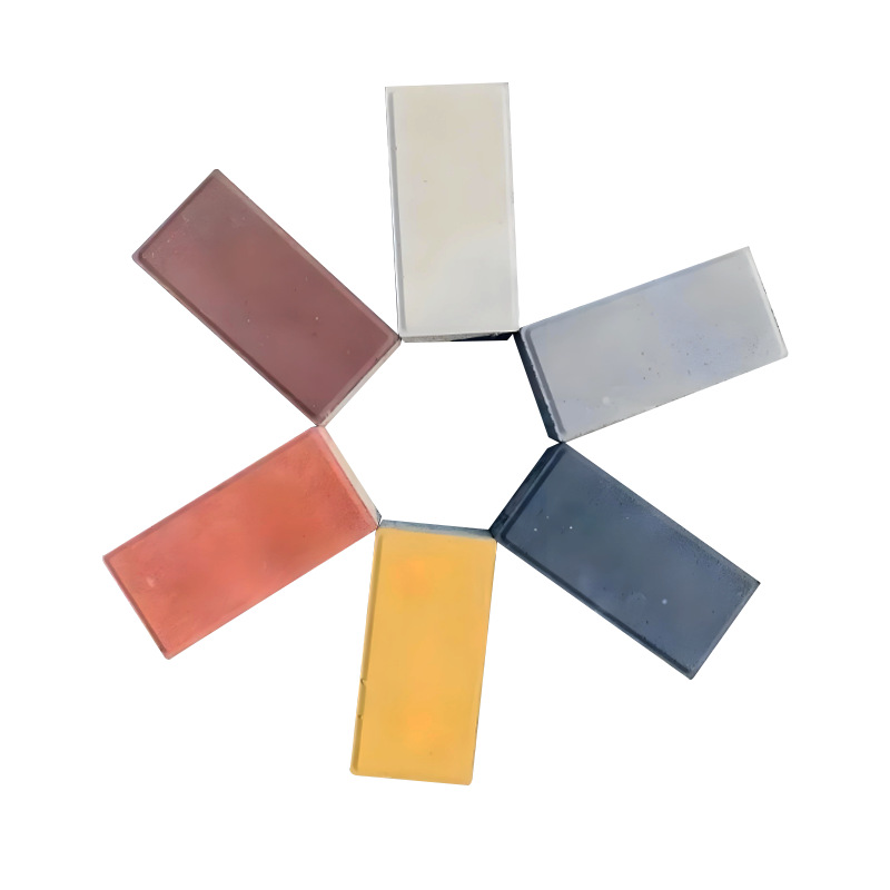 Fabricante de hormigón multicolor opcional ladrillo holandés ladrillo de pan ladrillo municipal paisajismo verde ladrillo permeable al agua