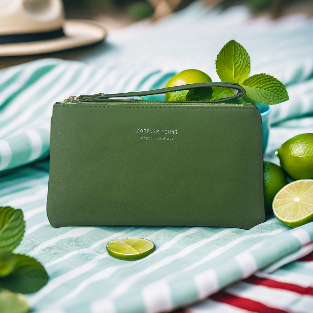 Fábrica al por mayor nuevo estilo de las mujeres largo simple moda monedero bolso del teléfono móvil bolso de las mujeres Cartera de entrega de una sola pieza de las mujeres