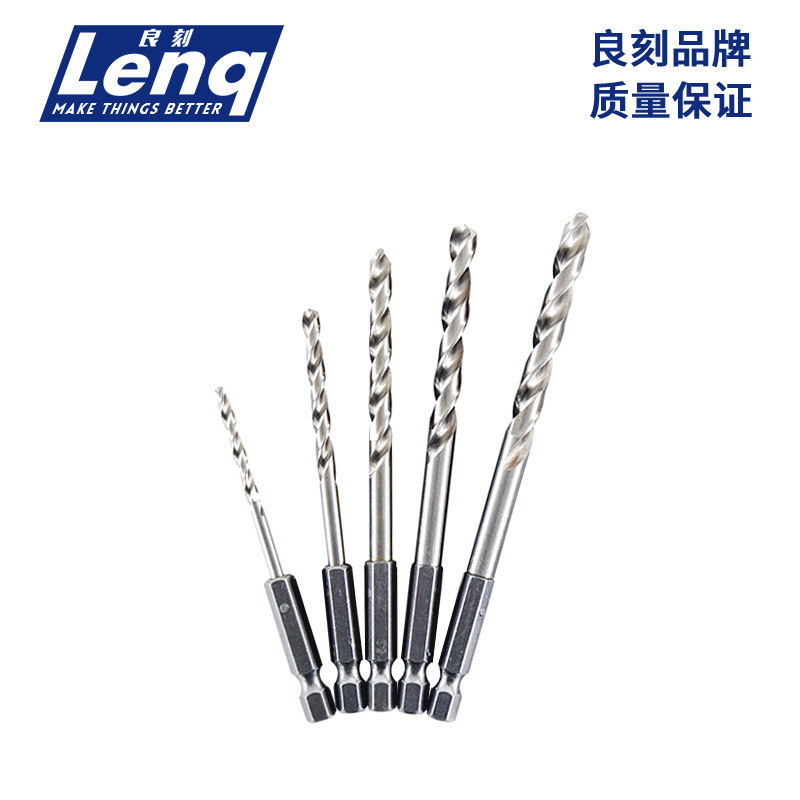 Liangke grade-M35 industrial cobalto que contiene mango hexagonal de acero inoxidable taladro giratorio de acero inoxidable taladro de metal de madera