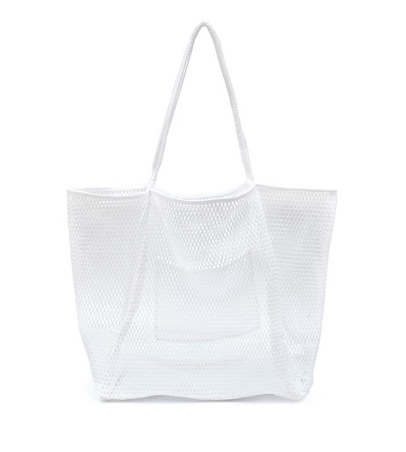Strandnet, draagtas met één schouder, opbergtas voor was- en zwemkleding voor dames_voghion.com