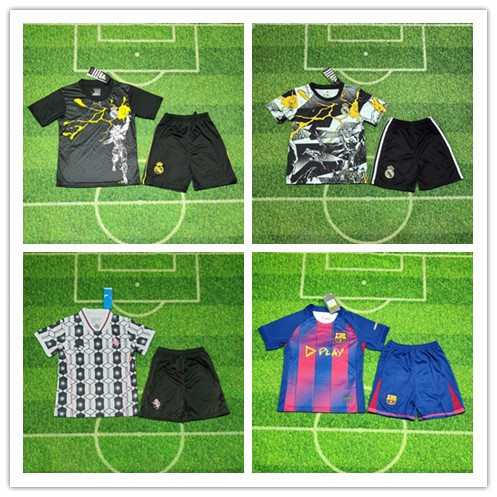 Directly Supplied from the Manufacturer, Club Japan Special Edition Short-Sleeved Suit, Children's Loose-Fitting Quick-Drying Sports Football Jersey Directly Supplied from the Manufacturer, Club Japan Special Edition Short-Sleeved Suit, Children's Loose-Fitting Quick-Drying Sports Football Jersey