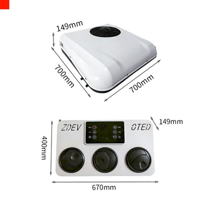 Automotive air conditioning | Truck air conditioning all-in-one motor - 24v-cold-and-warm-eac0023524hc
