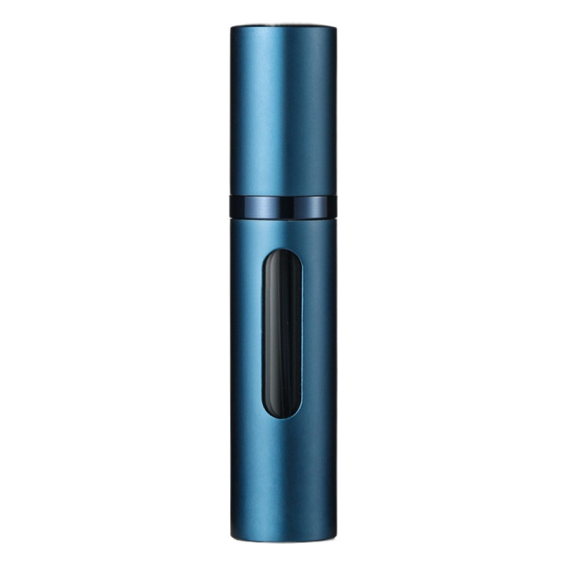 Fuente fabricante 5 ml vidrio real reciclable auto-bomba botella de perfume llenado inferior botella de spray de perfume portátil