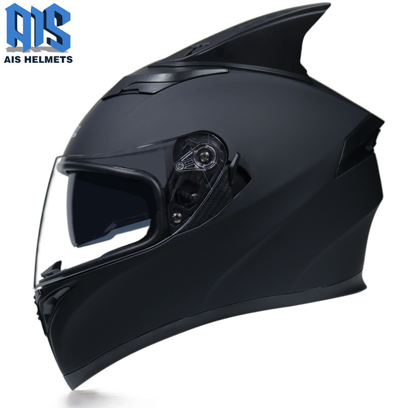 투명 거울 + 뿔이 있는 매트 블랙