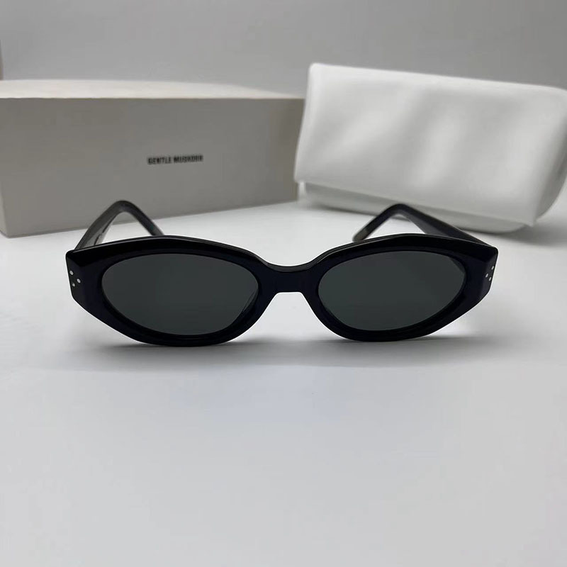 2024GM サングラス ダッド キャットアイ サングラス 女性用 大きな顔痩せ効果のある男性用 nab 抗紫外線メガネ インスタイル