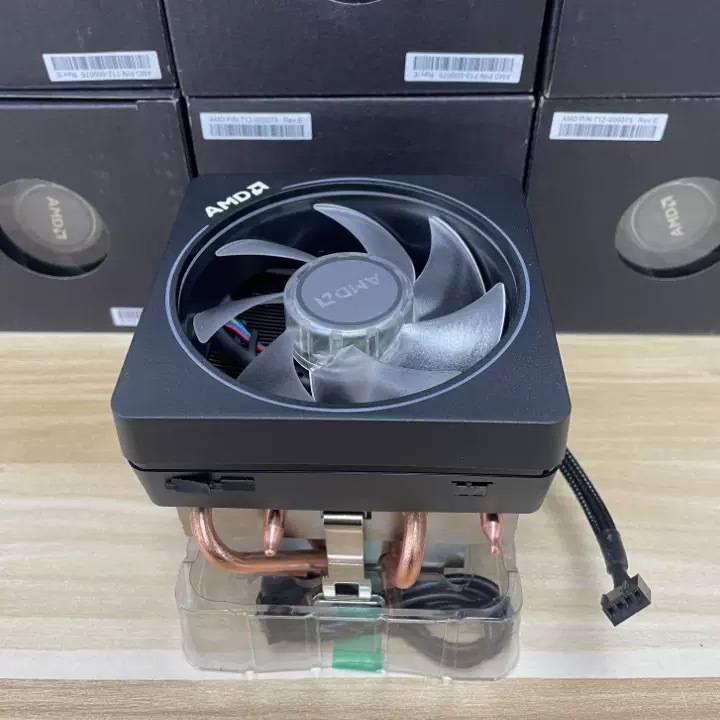 全新锐龙AMD幽灵棱镜风扇R7 2700X 3700X MAX散热器AM4 CPU铜管风