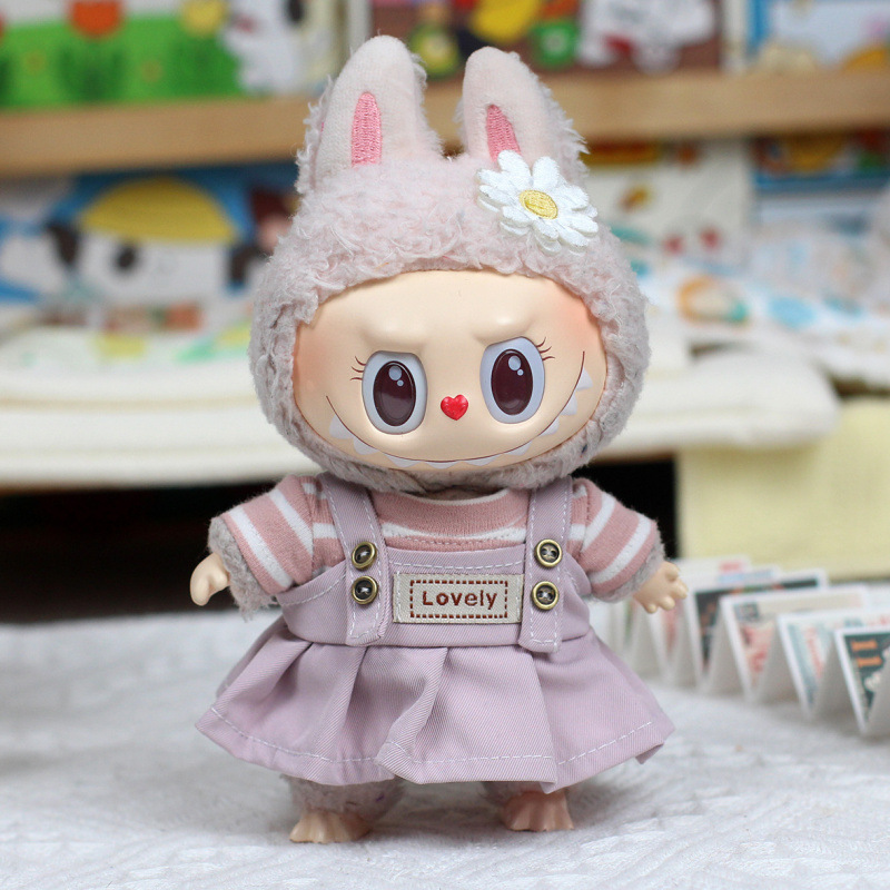 洋服のみ】ラブブベビー服 17cm ラブブ服世代 新作ベビー服コレクション ハートビートマカロン|undefined