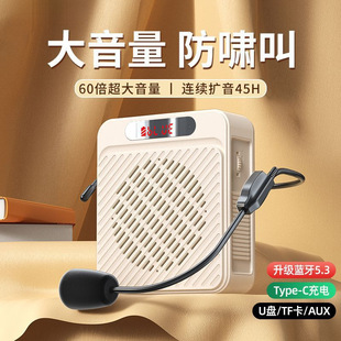 Little Bee Amplifier Teacher Wireless Ear Microphone Speaker High Volume Teacher Class Lecture Small Megaphone