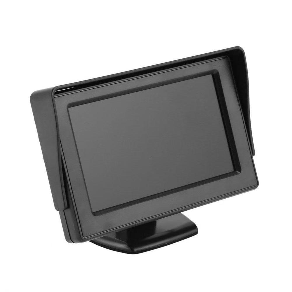 4.3inch Universal Car-Mounted Lcd Monitor High-Definition Surveillance Display Screen 12V24V Reversing Image High-Frequency Clear Display