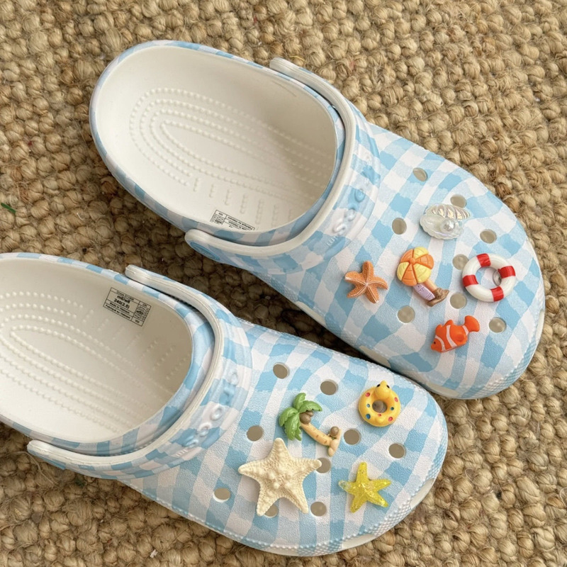 ホールオーシャンアクセサリー靴バックルフラワーシューズヒトデシェルかわいい装飾立体取り外し可能な diy 靴フラワーアクセサリートレンディ|undefined