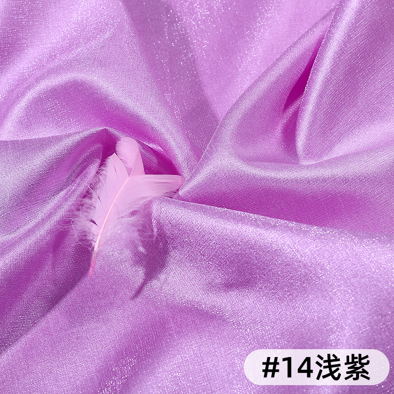 Tela de satén de corteza Tela de satén de textura muscular de brillo Traje antiguo Hanfu Falda de cara de caballo Tela de ropa decorativa de color sólido image 17