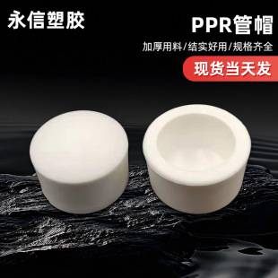 Tap water pipe accessories ppr plug cap hot melt pipe cap hot melt pipe fittings plug ppr pipe cap