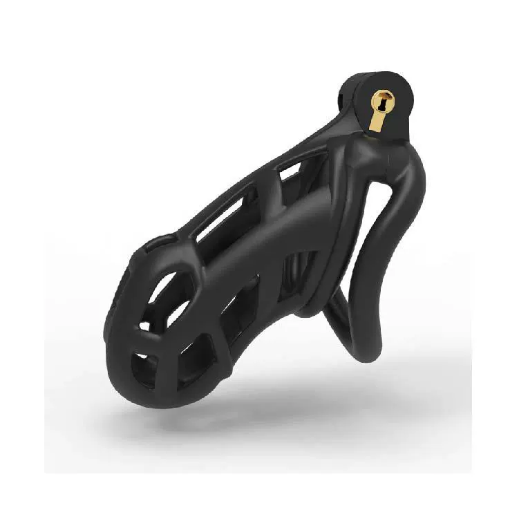Chastity lock Cobra second generation, 3D-printed male chastity cage, multiple inner diameters