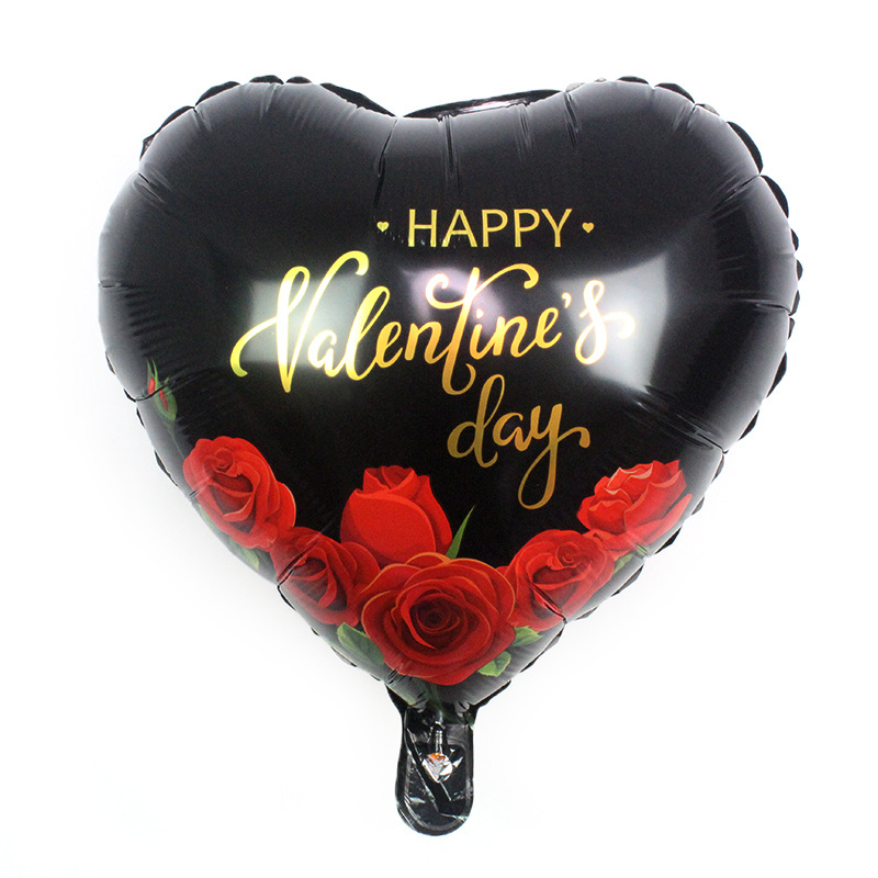 Valentine's Day Letter Heart Shape Aluminum Film Party Balloons 1 Piece display picture 6