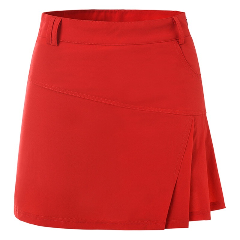 In-Stock Women's Golf Clothing Quick-Dry Faux Two-Piece Summer Pleated Sports Skirt High-Waisted