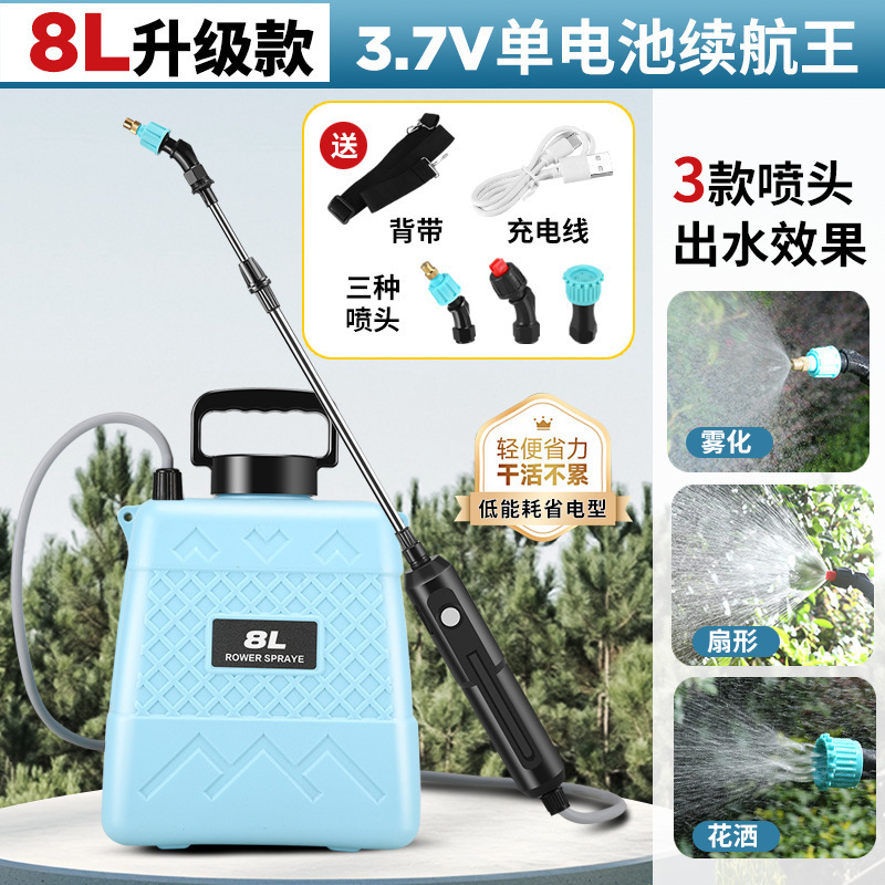 电动喷雾器农用喷壶高压小型消毒家用打药机农药喷洒器浇花水神器|undefined