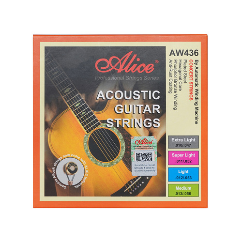 Alice Alice strings AW436 rust-proof guitar strings folk acoustic guitar strings guitar string set AW432