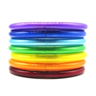 ���R�d���u PVC���z�ܽ�����C�֭h�羳Jelly bangles�������7��