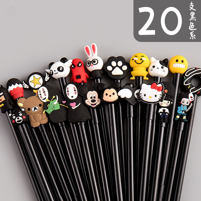 MOKA tarjeta mágica de dibujos animados pluma de gel de secado rápido Red pluma roja Linda hermosa super linda de alto aspecto papelería creativa al por mayor