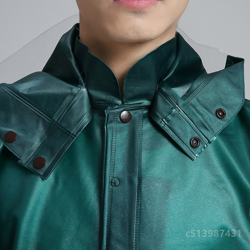 Dayuchang brand PVC sea tape pearlescent beef tendon suit raincoat and rain pants split outdoor thickened and enlarged