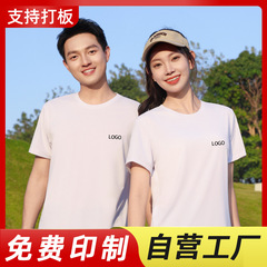 腾讯NBA従業員団建文化シャツtシャツカスタムロゴ氷爽速乾衣作業服カスタム広告シャツ文字