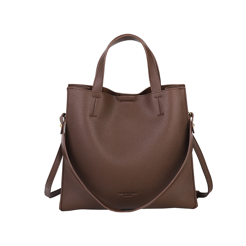 Bolso para mujeres 2026 nuevo litchi patrón de viaje de mano bolso de mano multicapa bolso de hombro de alta calidad