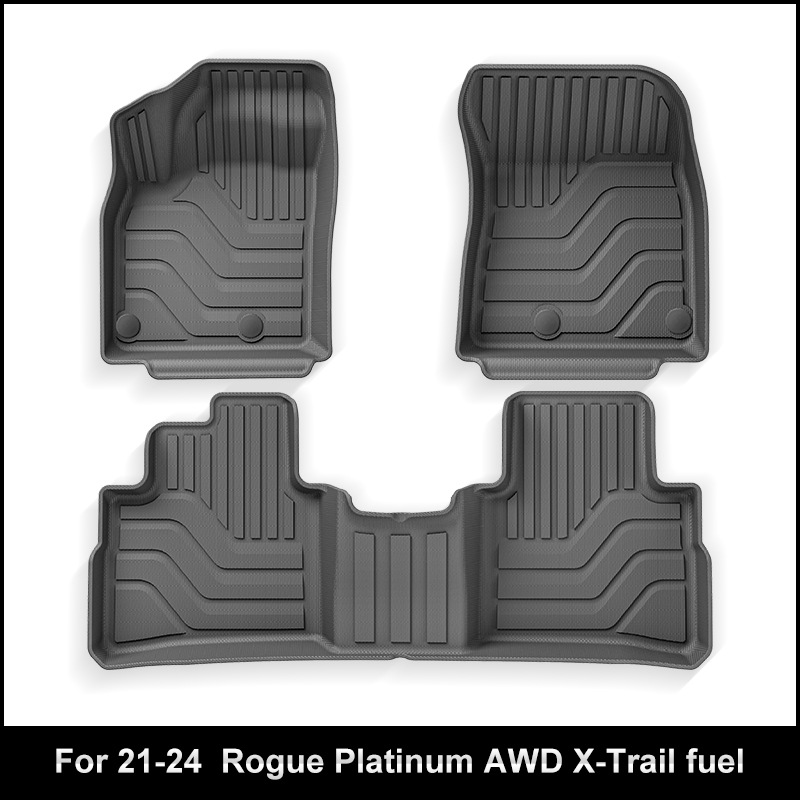 Suitable for 21 Nissan X-Trail Rogue Car Floor Mats, Full Tpe Car