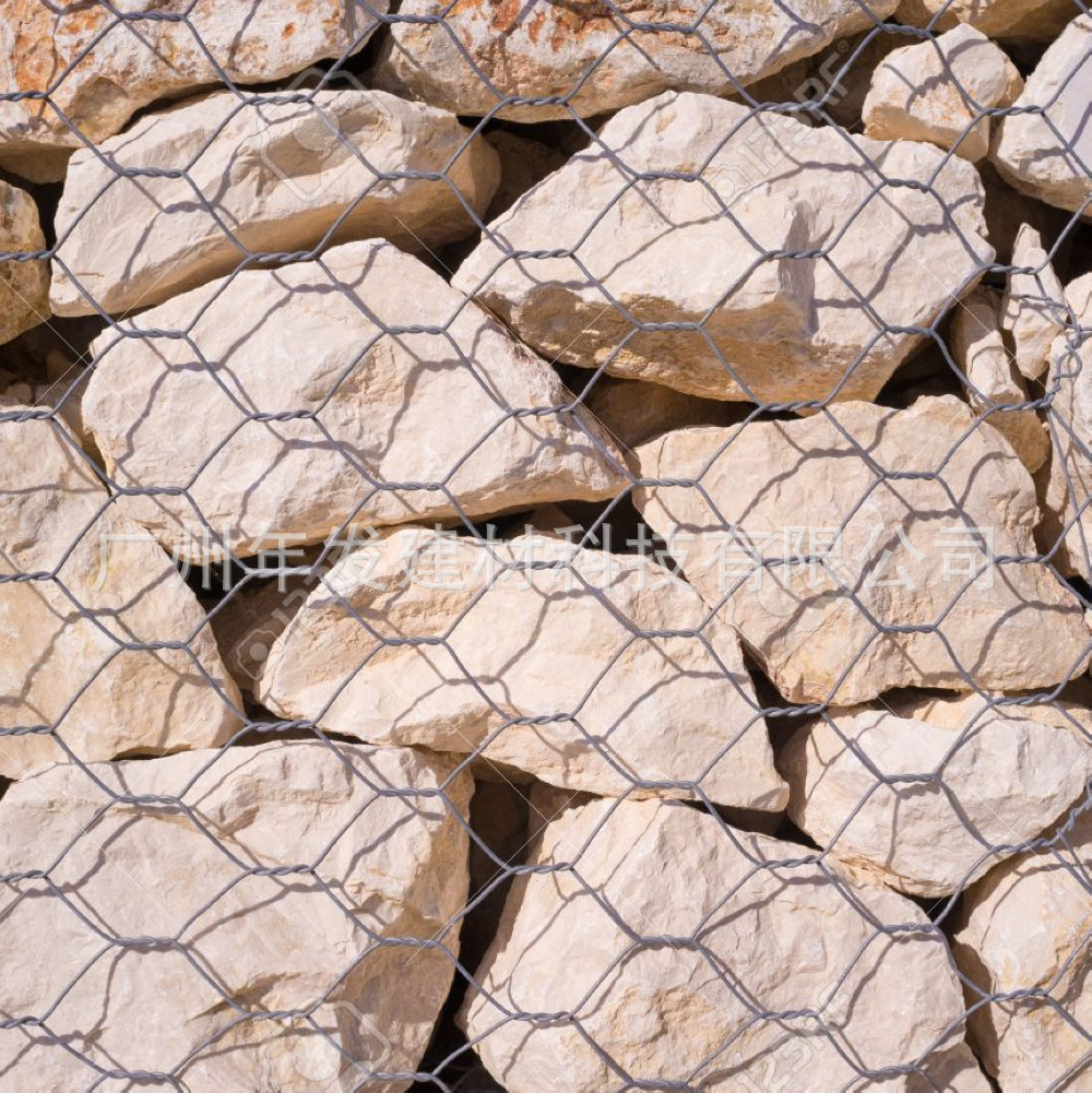 石笼网格宾墙铅丝箱河堤护坡防洪防汛固滨笼雷诺护垫铁丝网防护网