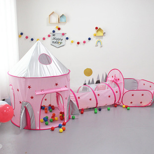 Wholesale Creative Rocket Indoor Simple Fashionable Game Children's Tent