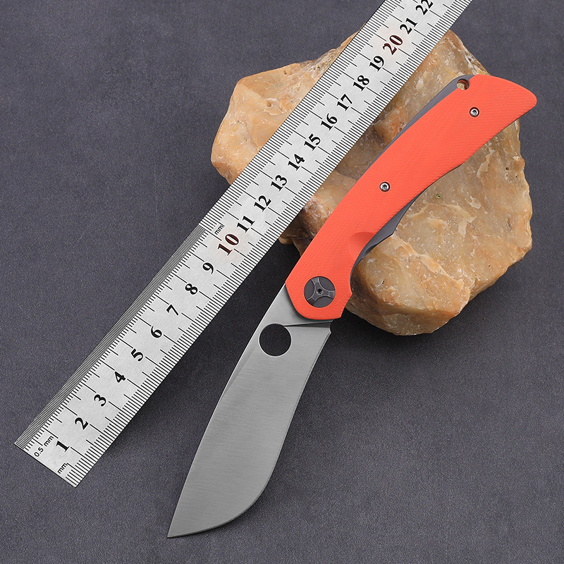 厂家批发折叠刀不锈钢折刀野营求生户外刀防身小刀高硬度战术刀