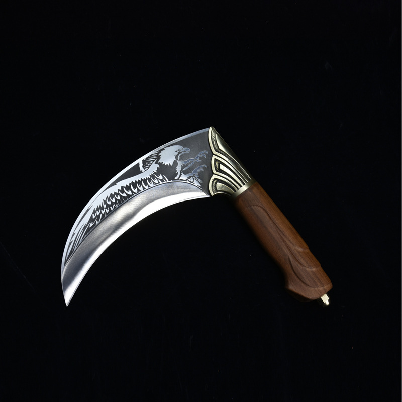 农用镰刀龙泉市家用割草刀具户外农用刀不锈钢镰刀批发一件代发