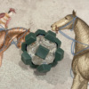 12-key transparent shell-dark green