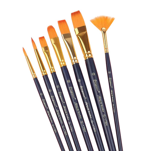 Factory wholesale 012684 multifunctional pens nylon bristle hook line gouache acrylic watercolor wolf hair oil paint brush