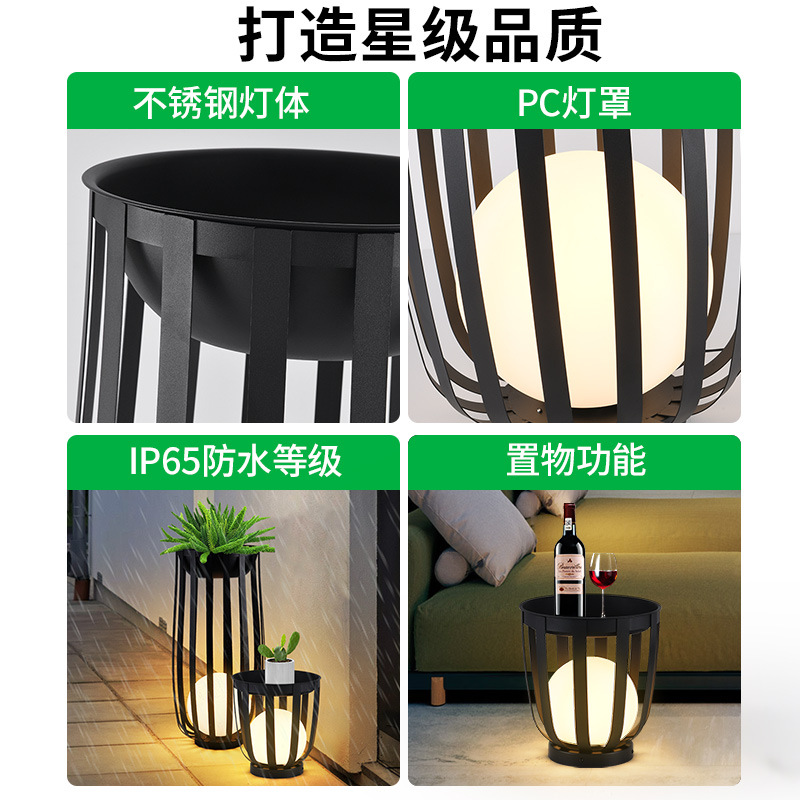 Luces solares para exteriores Daguanyuan, accesorios de iluminación impermeables para patio y paisaje, luces para soporte de flores para jardín y villa, accesorios de iluminación para césped 378L