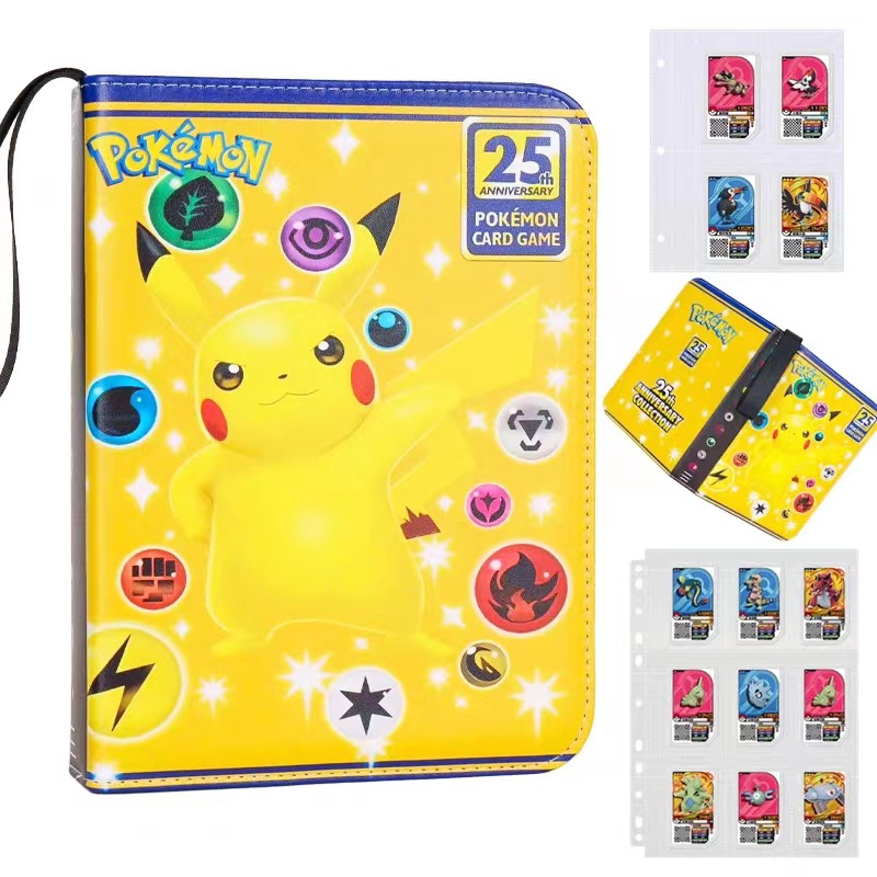 FUENTE fabricante en stock suministro baokemeng juego tarjeta colección libro Magic Baby Tarjeta de cremallera libro de almacenamiento